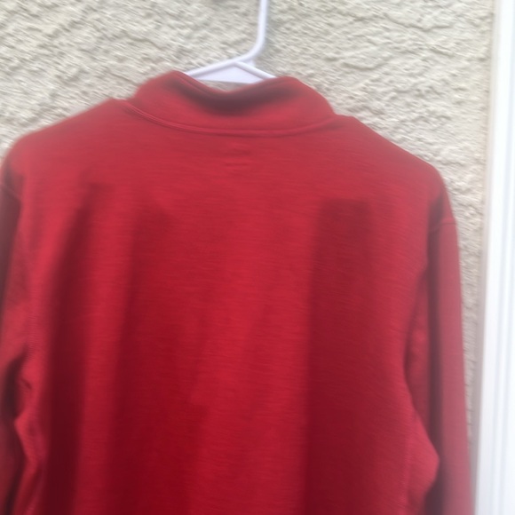 REI Men's Red Fleece 1/4 Zip Pullover Size M - Picture 5 of 6